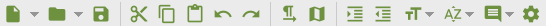 Google Material Design toolbar icons 20x20 - green