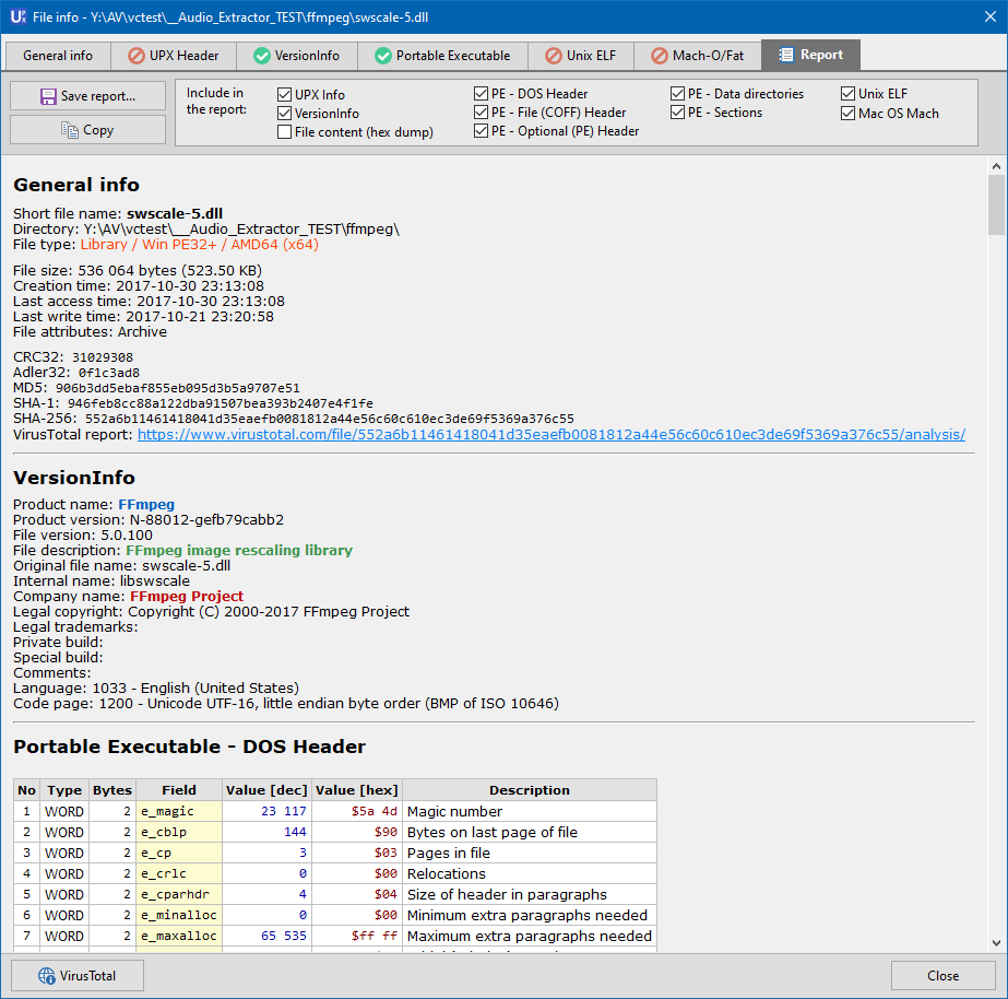 FUPX Graphical interface for the UPX packer Pazera Software