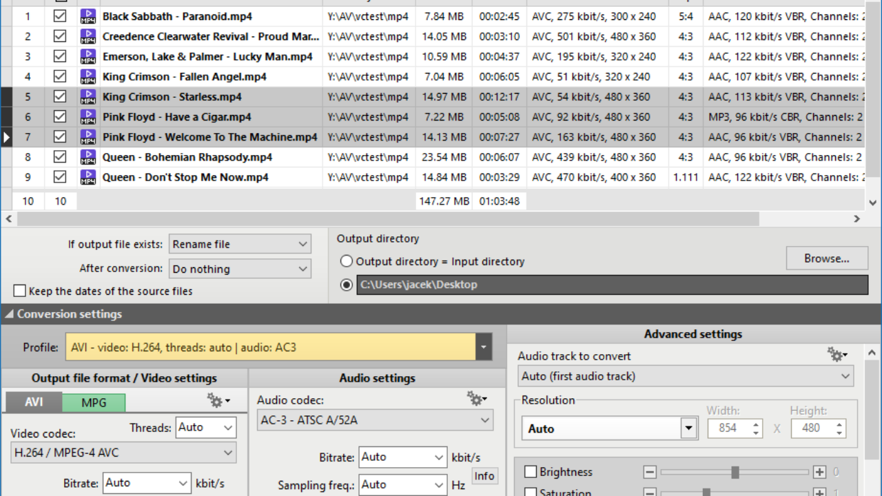 avi converter to mp4 compression