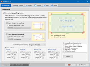 WinMouse - ScreenWrap